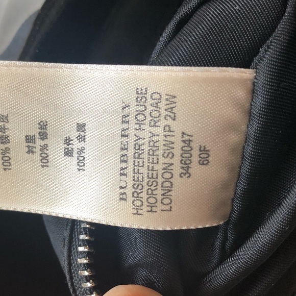 Burberry Black Plaid Handbag - Picture 4 of 5